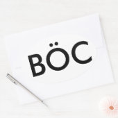 Blue Oyster Cult Decal Ovaler Aufkleber (Umschlag)