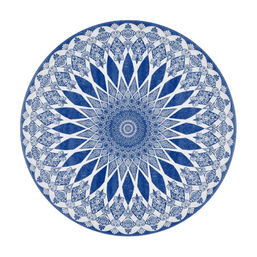 Blue Pacific Tristyns Mandala Schneidebrett (Vorderseite)