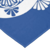 Blue Pacific Tristyns Mandala Tischdecke (Schrägansicht)