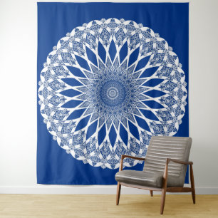 Blue Pacific Tristyns Mandala Wandteppich