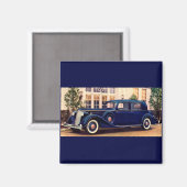 Blue Packard 1936 Magnet (Vorderseite/Rückseite)