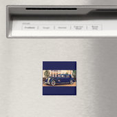 Blue Packard 1936 Magnet (In Situ (Geschirrspüler))