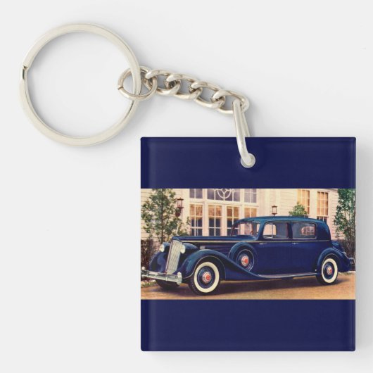 Blue Packard 1936 Schlüsselanhänger (Vorderseite)