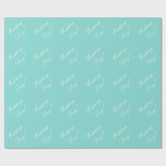 Blue Packpapier für Hochzeitstag (Flach)