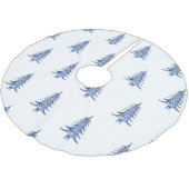 Blue Pagoda Weihnachtsbaum Baumstruktur Baumrock Polyester Weihnachtsbaumdecke (Schrägansicht)