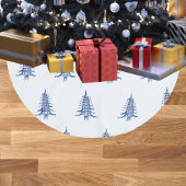 Blue Pagoda Weihnachtsbaum Baumstruktur Baumrock Polyester Weihnachtsbaumdecke