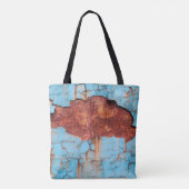 Blue paint and rust texture old, paint, texture, a tasche (Rückseite)