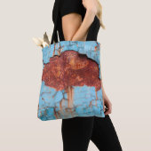 Blue paint and rust texture old, paint, texture, a tasche (Von Nahem)