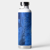 Blue Paint Bubbles Trinkflasche (Rechts)