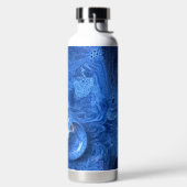 Blue Paint Bubbles Trinkflasche (links)