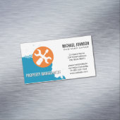 Blue Paint | Handwerkzeuge für Tischler Magnetische Visitenkarte (Beispiel)