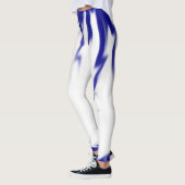 Blue Paint Spill Leggings (Links)
