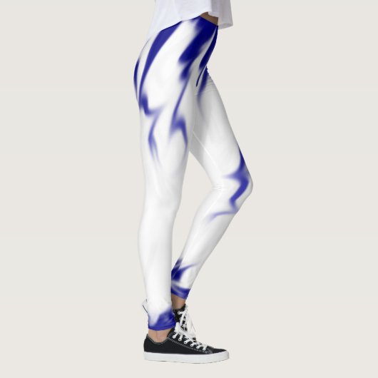 Blue Paint Spill Leggings (Rechts)