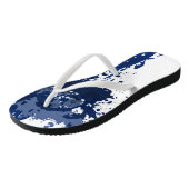 Blue Paint Spritzer - Hochzeitsfeier - Badesandalen (Schrägansicht)