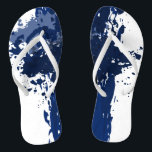 Blue Paint Spritzer - Hochzeitsfeier - Badesandalen<br><div class="desc">Der blaue Spritzer schmückt Flip Flops, die Teil des Spritzer Hochzeitsdesigns sind. Das ganzjährig blaue Hochzeitsangebot eignet sich hervorragend, um den Gästen bei einer Hochzeit am Strand alternative Schuhe anzubieten. Unterscheidet sich die königsblaue Farbe von der, die Sie sich vorgestellt haben? Ändere es! Browsen Sie im Plan to Wed Store...</div>