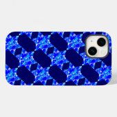 Blue Paint Spritzer Stars Case-Mate iPhone Hülle (Rückseite (Horizontal))