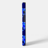 Blue Paint Spritzer Stars Case-Mate iPhone Hülle (Rückseite / Links)