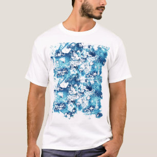 Blue Paint Spritzer T - Shirt