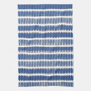 „Blue Paint Strokes“ Küchentuch