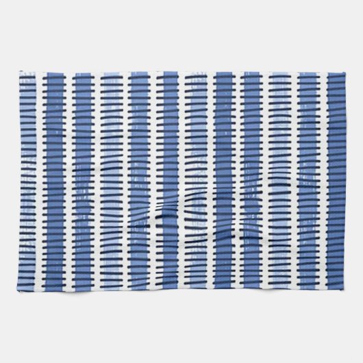 "Blue Paint Strokes" Küchentücher (Horizontal)