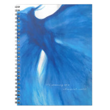 Blue Painted Phoenix Foto Notebook/ Journal