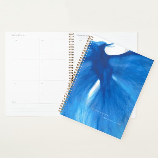 Blue Painted Phoenix Planner/ Agenda Planer (Anzeige)