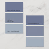 Blue Painter Business Card Visitenkarte (Vorne/Hinten)