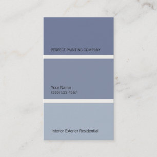 Blue Painter Business Card Visitenkarte