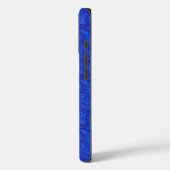 Blue Paisley Case-Mate iPhone Hülle (Rückseite / Links)