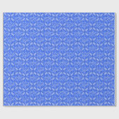 Blue Paisley Country Western Packpapier (Flach)