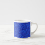 Blue Paisley Espressotasse (Rechts)