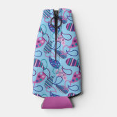 Blue Paisley Flaschenkühler (Rückseite)