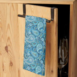 Blue Paisley Geschirrtuch