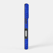 Blue Paisley iPhone 16 Hülle (Rechte Seite)