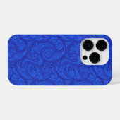 Blue Paisley iPhone Hülle (Rückseite (Horizontal))