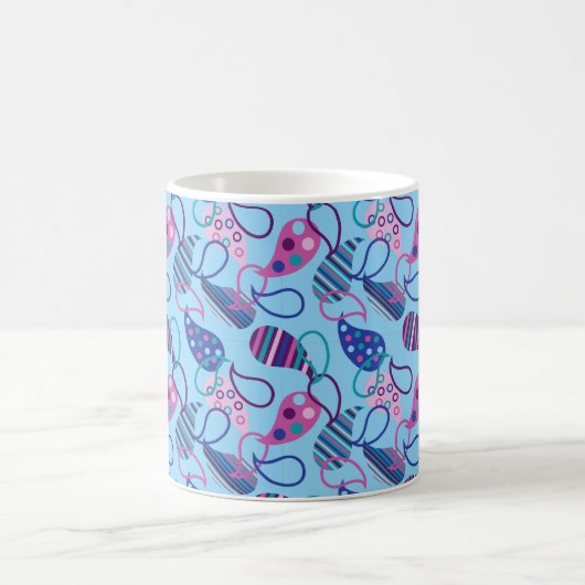 Blue Paisley Kaffeetasse (Mittel)