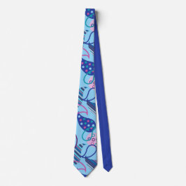 Blue Paisley Krawatte