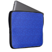 Blue Paisley Laptopschutzhülle (Vorne Rechts)