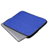 Blue Paisley Laptopschutzhülle (Vorne Knopf)