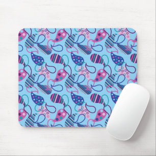 Blue Paisley Mousepad