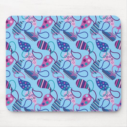 Blue Paisley Mousepad (Vorne)