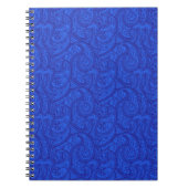 Blue Paisley Notizblock (Vorderseite)