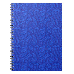 Blue Paisley Notizblock