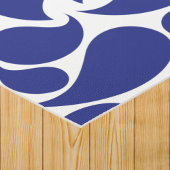 Blue Paisley on White Pattern Yoga Mat Yogamatte