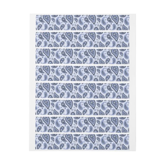 Blue Paisley Pattern (Bogen)