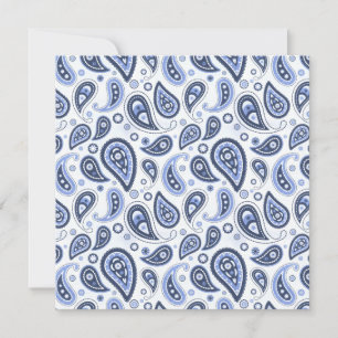 Blue Paisley Pattern