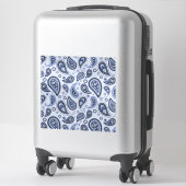 Blue Paisley Pattern Aufkleber (Koffer)