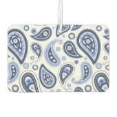 Blue Paisley Pattern Autolufterfrischer (Rückseite)