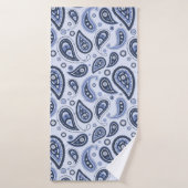Blue Paisley Pattern Badehandtuch (Badehandtuch)