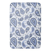 Blue Paisley Pattern Badematte (Vorderseite Vertikal)
